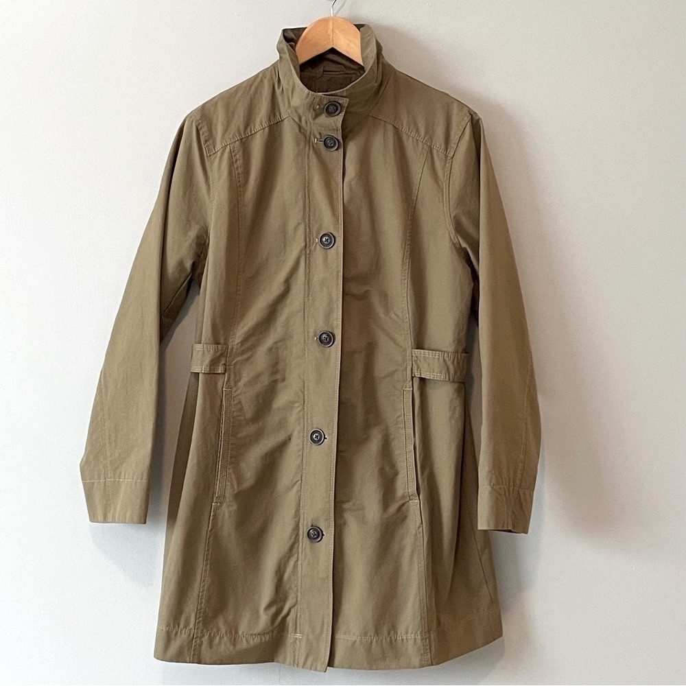 Eddie Bauer trench mid weight jacket